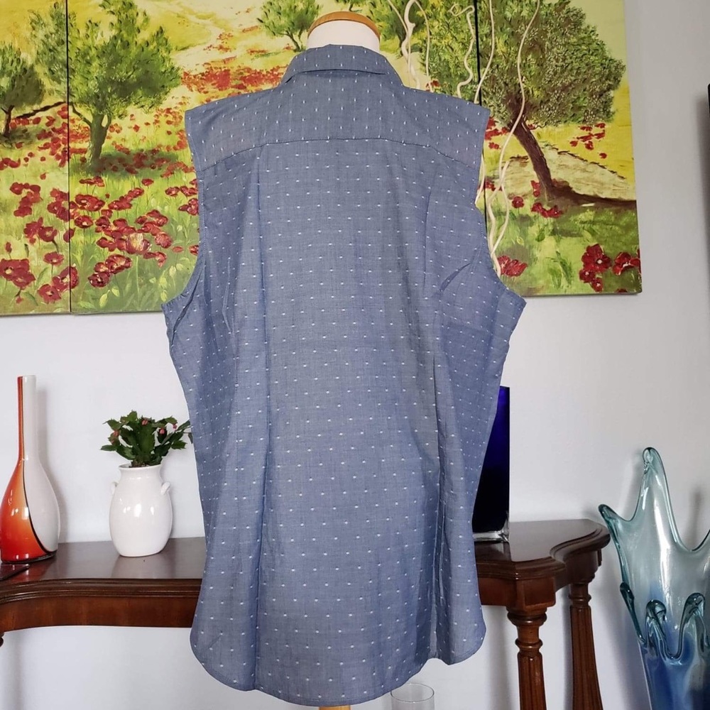 Never wore Van Heusen button down shirt - Picture 3 of 8